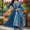 Buy Princess New Sanshkari Mal Chanderi Anarkali Kurti Set Collection Wholesale 2026