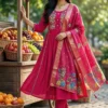 Buy Princess New Sanshkari Mal Chanderi Anarkali Kurti Set Collection Wholesale 2026