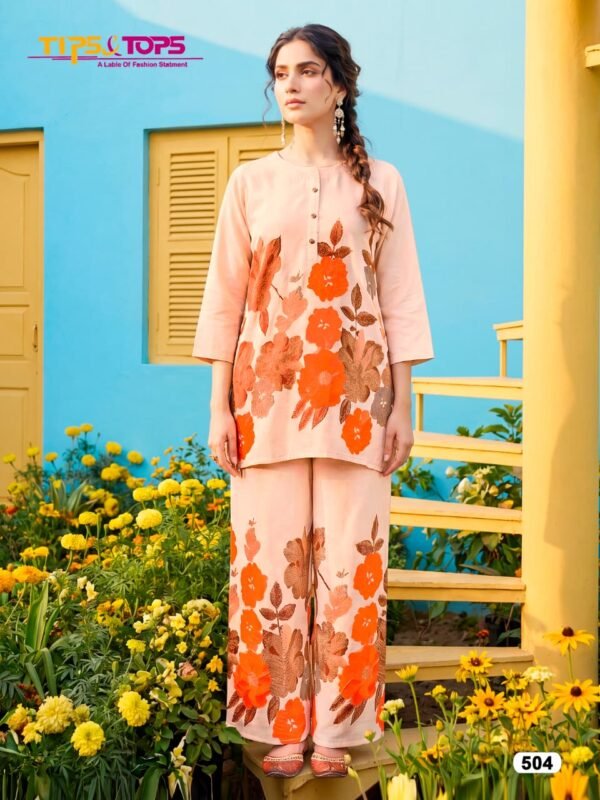 Launching Tips And Tops Summer Beauty Vol 5 Rayon Printed Co Ord Set Collection Wholesale 2026
