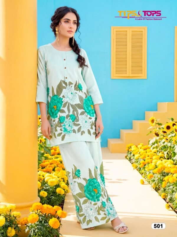 Launching Tips And Tops Summer Beauty Vol 5 Rayon Printed Co Ord Set Collection Wholesale 2026