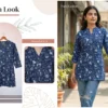 Stylish Trendy Kaya Cambric Cotton Jaipuri Printed Short Top Collection Wholesale 2026