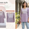 Stylish Trendy Kaya Cambric Cotton Jaipuri Printed Short Top Collection Wholesale 2026