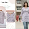 Stylish Trendy Kaya Cambric Cotton Jaipuri Printed Short Top Collection Wholesale 2026