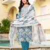 Buy Mystic 9 Roshani Vol 1 Premium Quality Cambric Cotton on Straight Kurta With Bottom And Dupatta Wholesale 2026