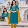 Buy Kavya Keerthika Vol 10 Viscose Vatican Embroidery Top Bottom With Dupatta Wholesale 2026