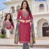 Buy Kavya Keerthika Vol 10 Viscose Vatican Embroidery Top Bottom With Dupatta Wholesale 2026