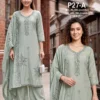 Poonam P 27 A To D Mal Cotton Beads Work Kurti With Bottom Dupatta Wholesale