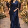 Launching Mrudangi Sahad Real Satin Ready To Wear Saree Collection Wholesale 2026