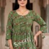 Buy Sangeet Mumbai Rayon Print 3 Short Kurti Collection Wholesale 2026
