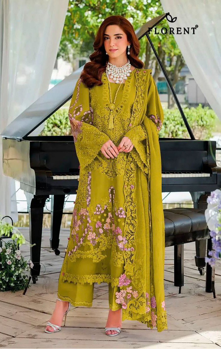 Florent 1078 A To D Cotton With Embroidery Pakistani Salwar Kameez Wholesale