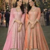 Beautiful Mrudangi Nutan Chinon Embroidered Gown With Dupatta Wholesale 2026
