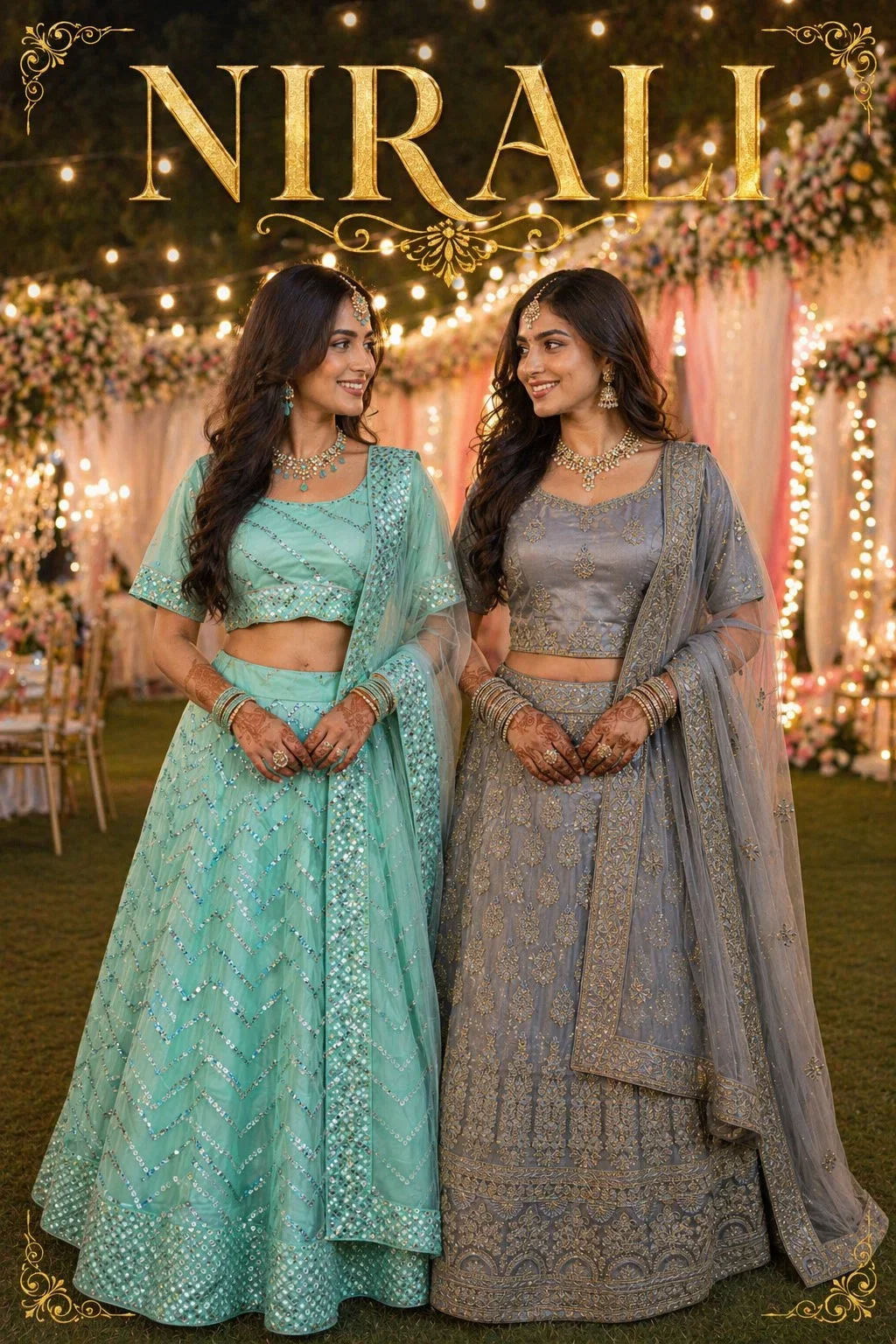 Mrudangi Nirali Net Embroidered Lehenga Choli Collection Wholesale