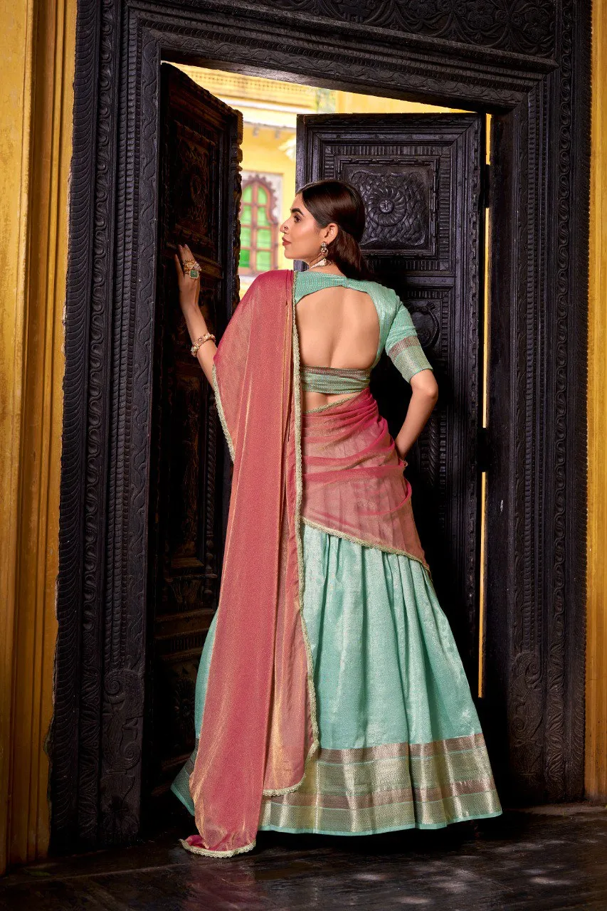 Beautiful WMN 2025 Ashwitha Dupion Silk Zari Weaving Work Lehenga Choli Wholesale 2026