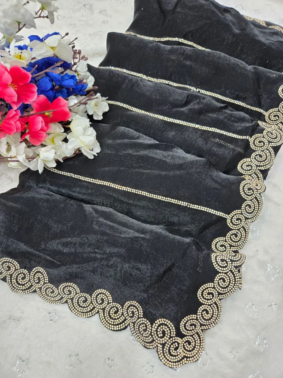 Beautiful RC1 Space Silk Jarkhan Work Festival Saree Wholesale Surat 2026