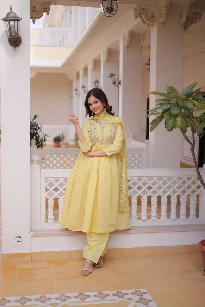 Moni 1241 Mal Chanderi Festival Gown Wholesale Surat