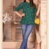 Buy DLA Vidhya Cotton Print Short Top Tunic Wholesale Surat 2026