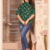 Buy DLA Vidhya Cotton Print Short Top Tunic Wholesale Surat 2026
