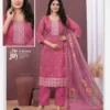 Buy DLA NAZAKAT Roman Silk Readymade Dress Wholesale Surat 2026