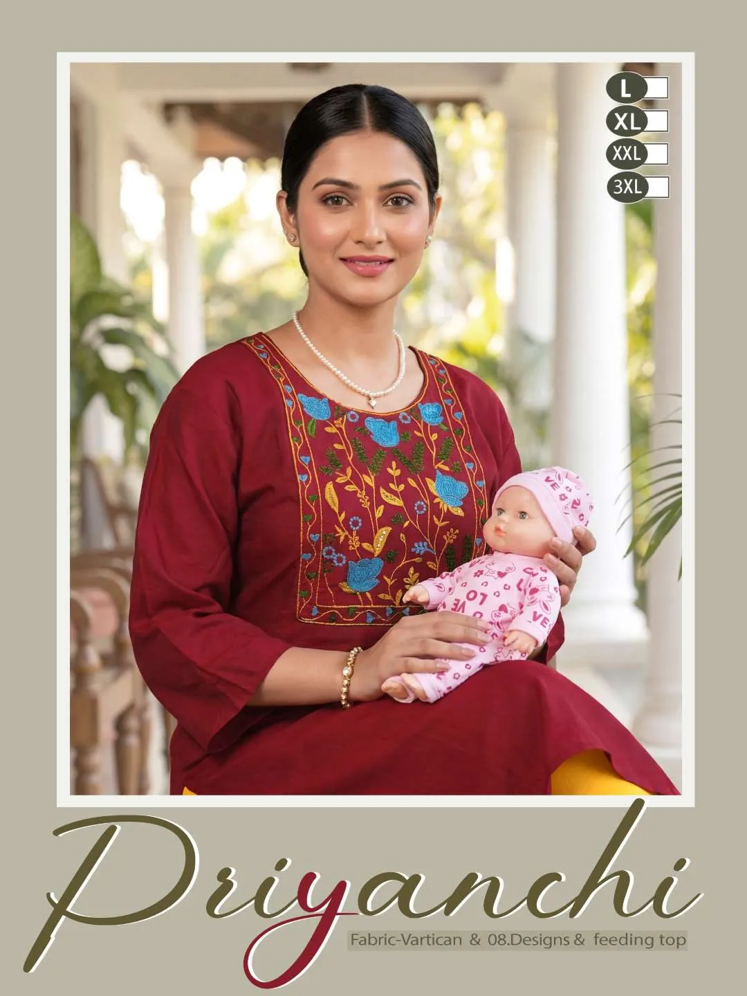 DLA Priyanchi Feeding Kurti Online Wholesale Surat