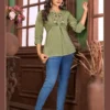 Latest DLA Miraya Cotton Short Top Tunic Wholesale Supplier Surat 2026