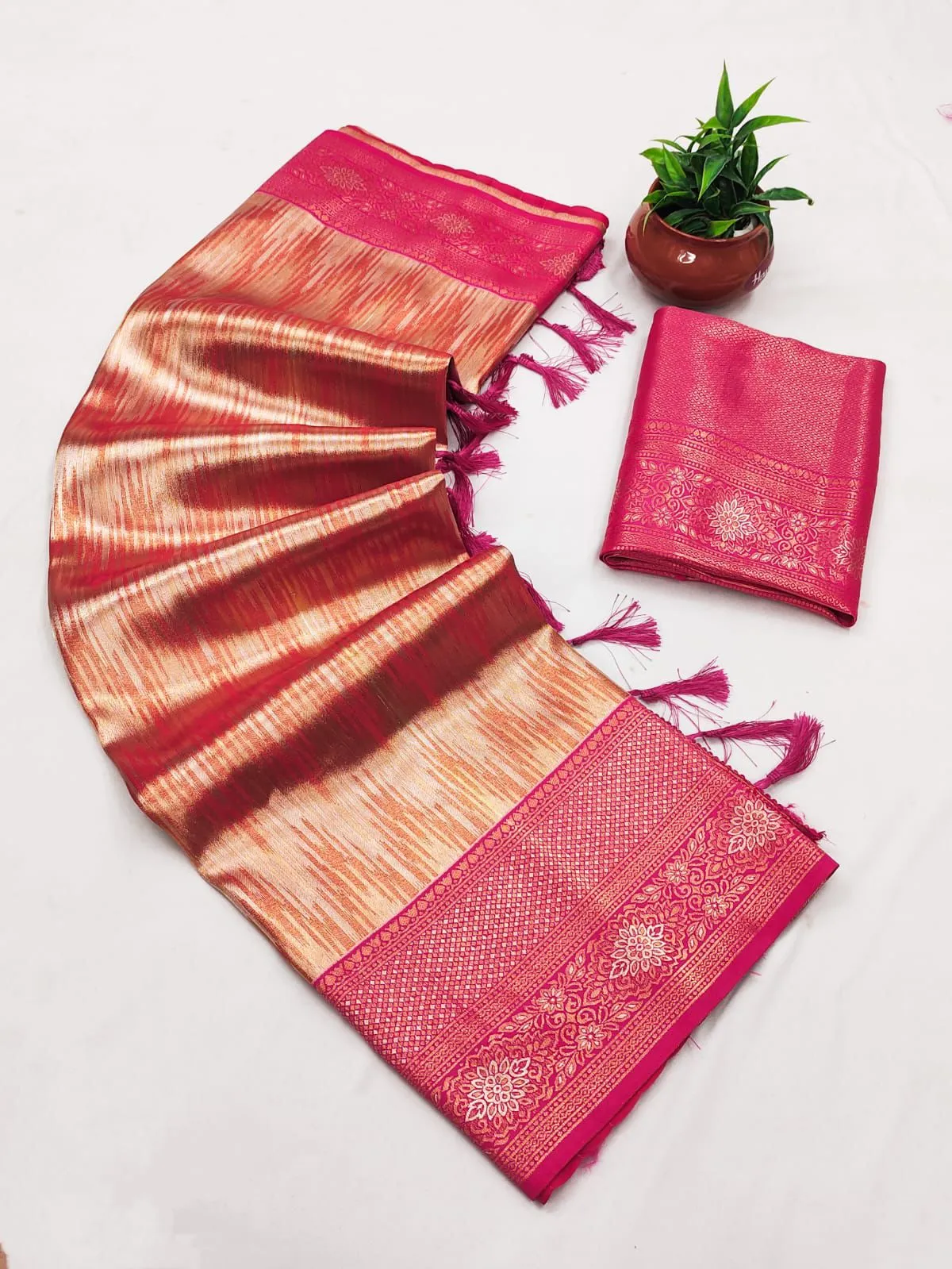 BLJ Vol 111 Soft Tissue Silk Saree Saree Textile in Surat