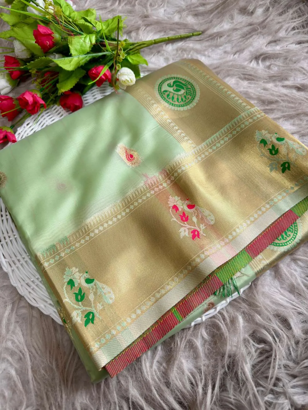 BLJ Vol 107 Soft Tissue Silk Saree Banarasi Saree Wholesale Surat