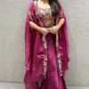BDE 425 Rangoli Silk Shrug Dhoti Blouse Dress Wholesale Surat