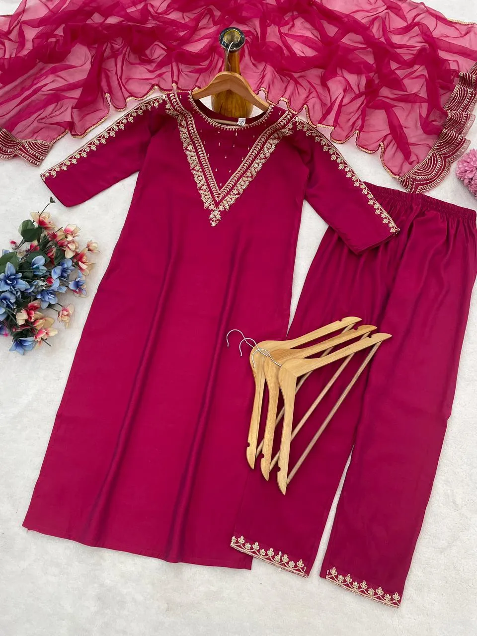 Beautiful Beauty Mc 1137 Roman Organza Silk Embroidery Salwar Suit Dress Wholesale 2026