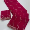 Stylish KRT Star Embroidered Sequins Work Georgette Saree Wholesale Surat 2026
