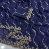 Stylish KRT Star Embroidered Sequins Work Georgette Saree Wholesale Surat 2026