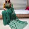 SANB Lahariya Georgette Bandhani Saree Wholesale Supplier Surat