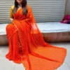Beautiful SANB Lahariya Georgette Bandhani Saree Wholesale Supplier Surat 2026