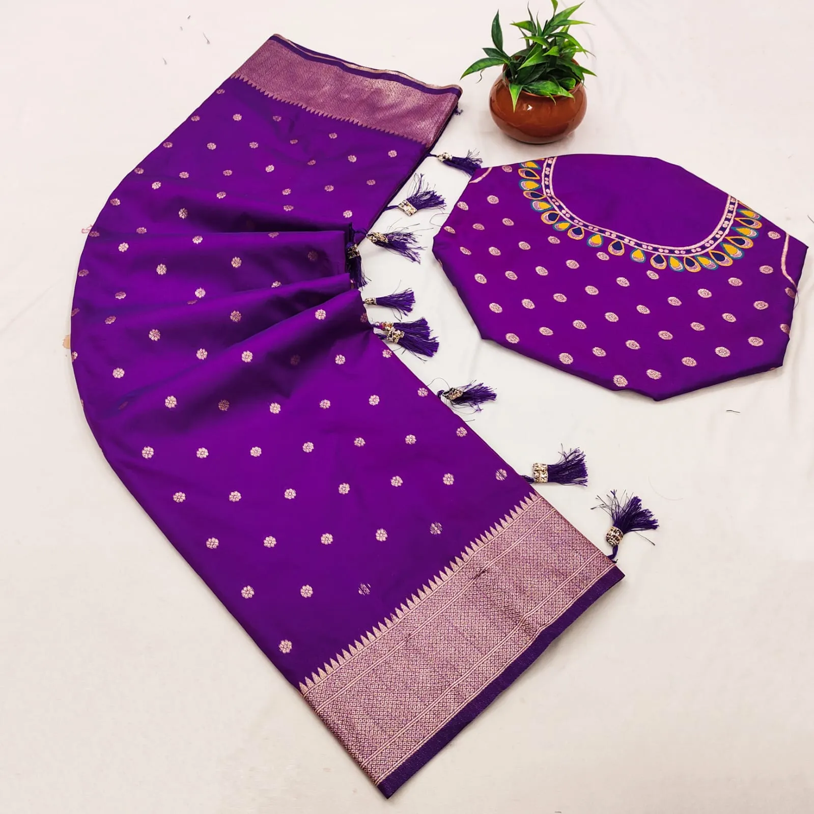 BLJ Vol 105 Kalanjali Paithani Silk Saree Sadi Surat Market