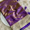 Stylish BLJ Vol 104 Banarasi Glass Satin Tissue Silk Saree Gujarat Surat Saree Market 2026