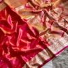 Stylish BLJ Vol 104 Banarasi Glass Satin Tissue Silk Saree Gujarat Surat Saree Market 2026