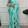 Buy WMN 7005 Satin Silk Floral Print Surat Saree Wholesale Market 2026