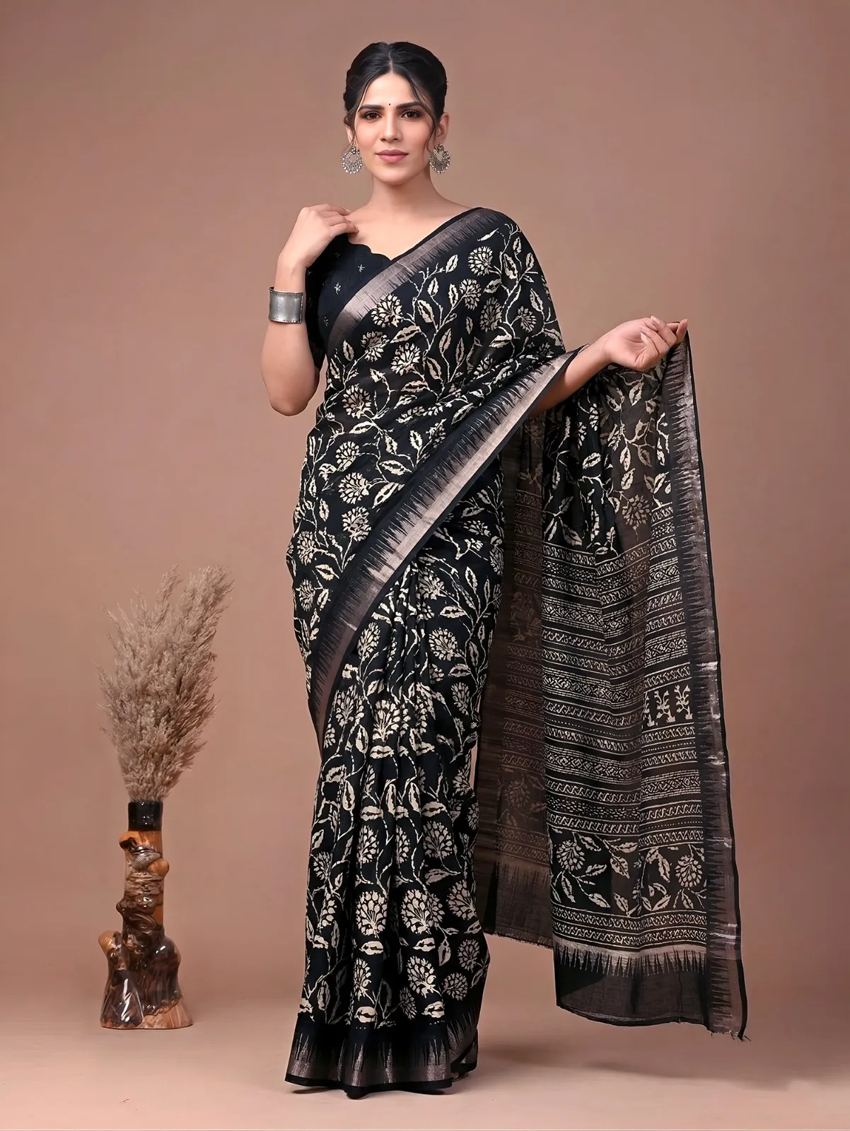 WMN 7214 Slub Silk Saree Surat Sarees Wholesale Market in Surat