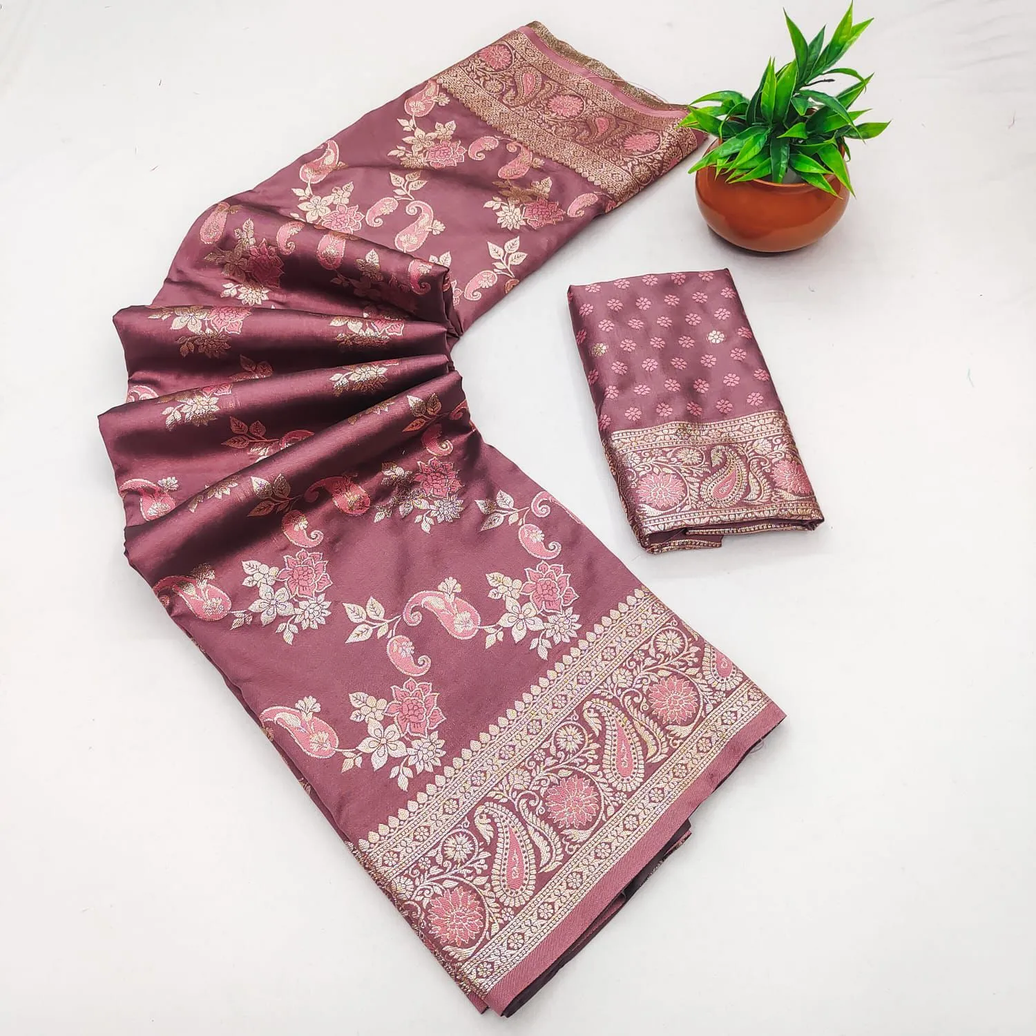 BLJ Vol 110 Banarasi Rashmika Silk Saree Wholesale Online Surat