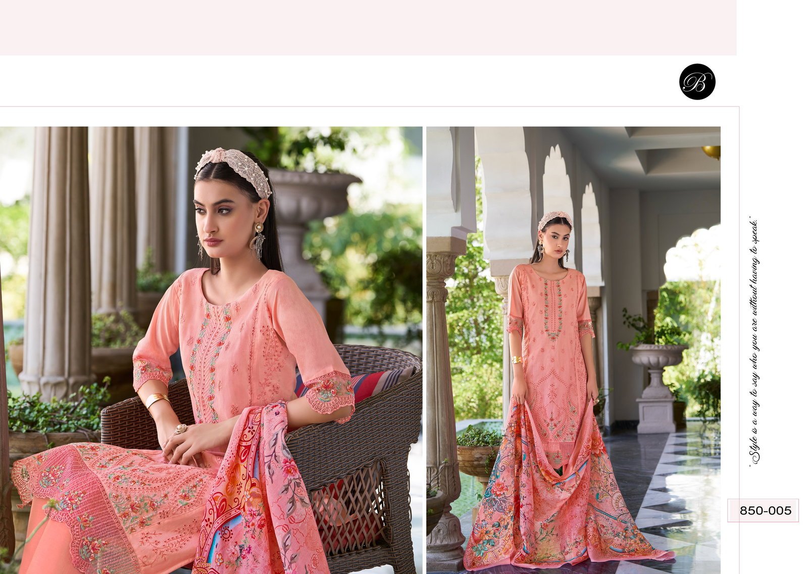 Beautiful Belliza Jade Ombre Zoya Vol 2 Lawn Cotton With Embroidery Dress Material Wholesale 2026