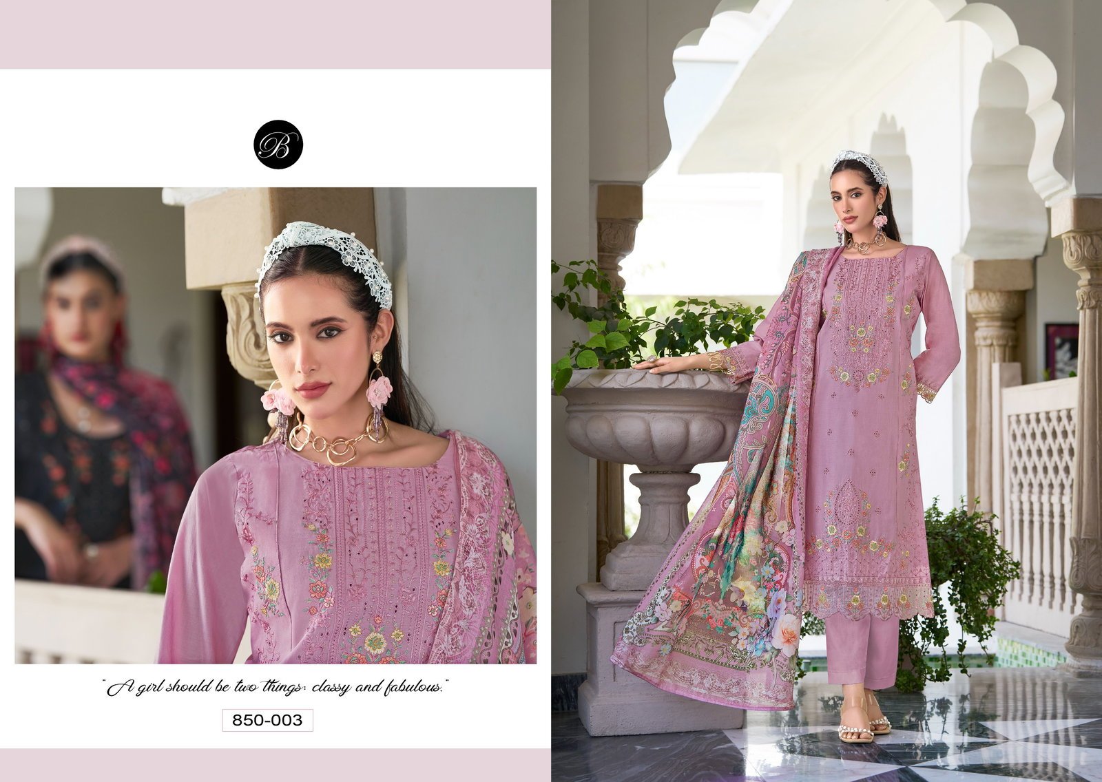 Beautiful Belliza Jade Ombre Zoya Vol 2 Lawn Cotton With Embroidery Dress Material Wholesale 2026