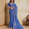 Kiara Georgette Laheriya Bandhej Festival Saree Wholesale Surat