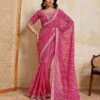 Kiara Georgette Laheriya Bandhej Festival Saree Wholesale Surat