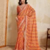Kiara Georgette Laheriya Bandhej Festival Saree Wholesale Surat