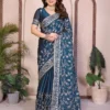 Kiara Naxita2 Rangoli Silk Embroidery Work Saree Wholesale Surat