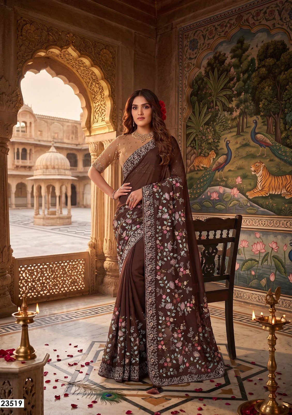 Mahotsav Mohmanthan Hits Vol 2 Satin Designer Saree Collection Wholesale