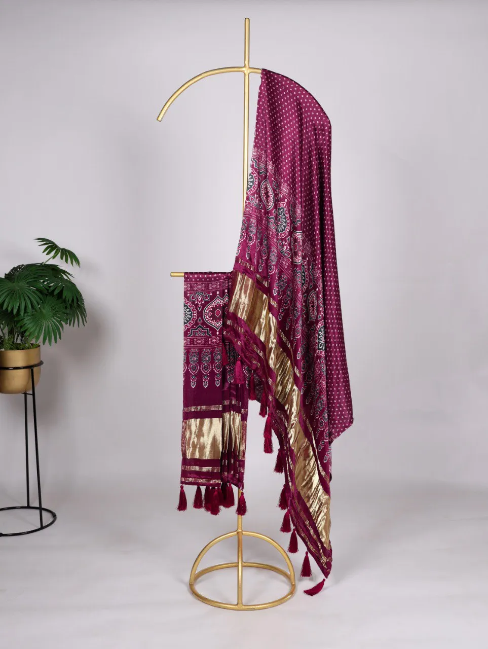 Launching WMN 4005 Gaji Silk Printed Dupatta Wholesale 2026