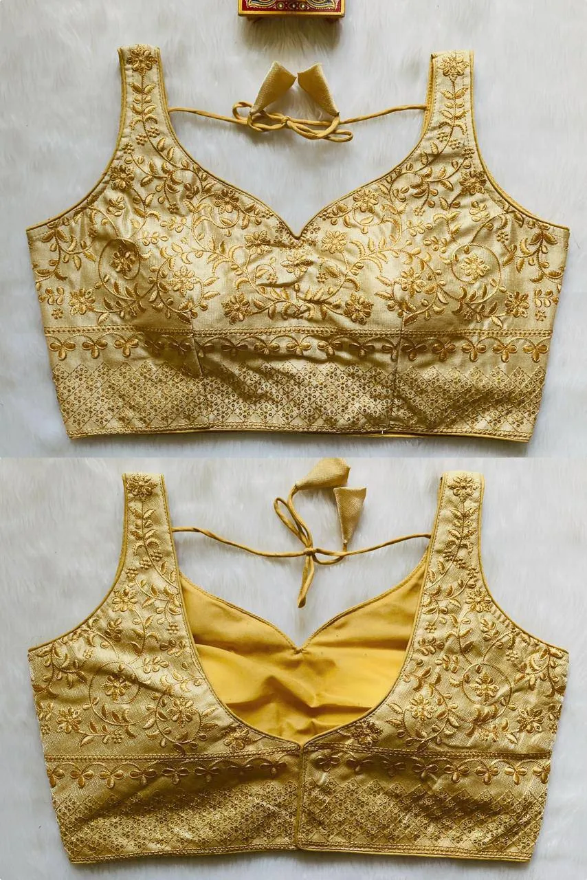 Latest Mrunal 294 Sitara Heavy Milan Silk Festival Readymade Blouse 2026