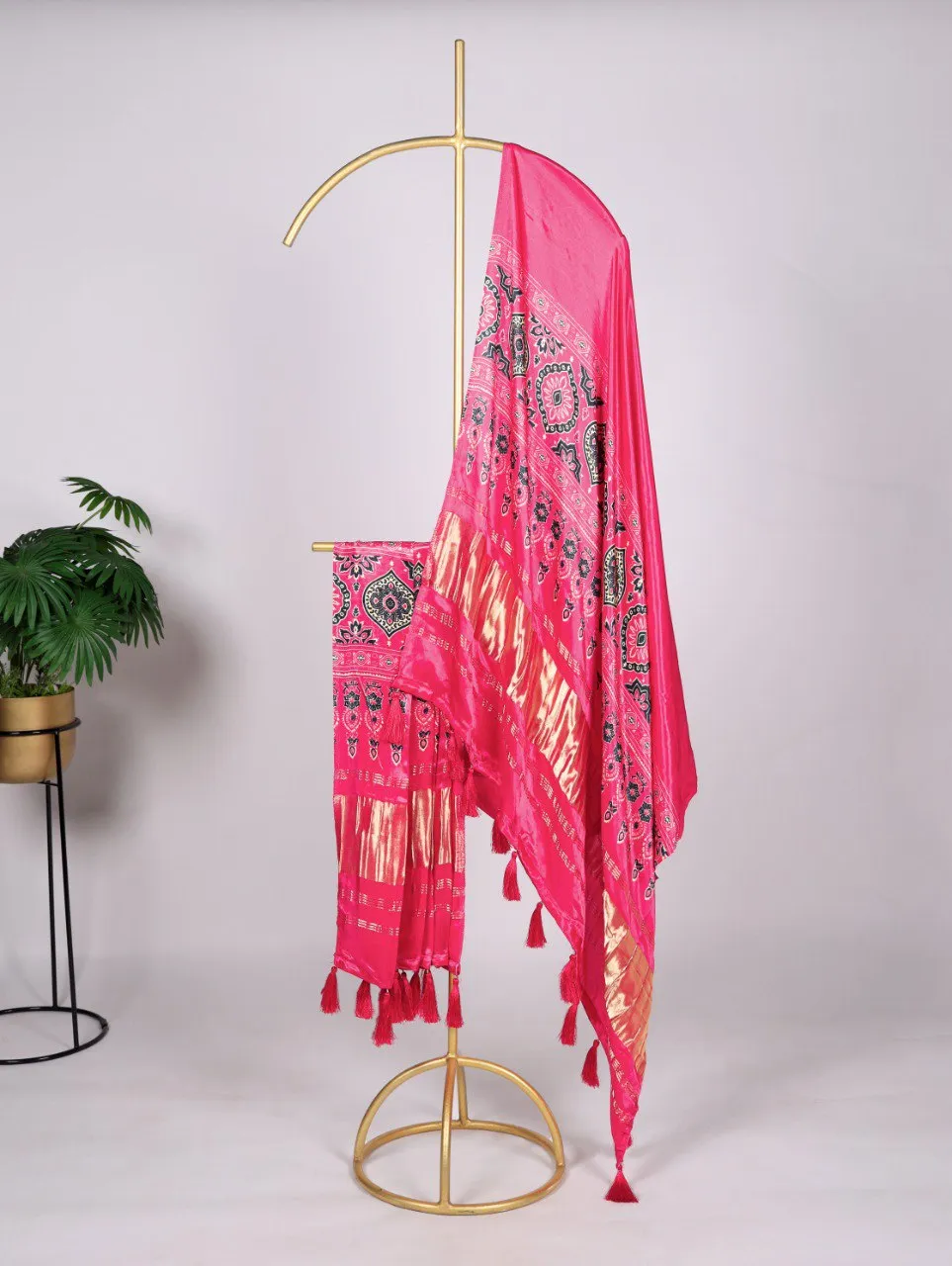 Launching WMN 4005 Gaji Silk Printed Dupatta Wholesale 2026