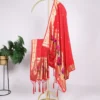 Latest WMN 4003 Jacquard Weaving Zari Work Dupatta Wholesale 2026