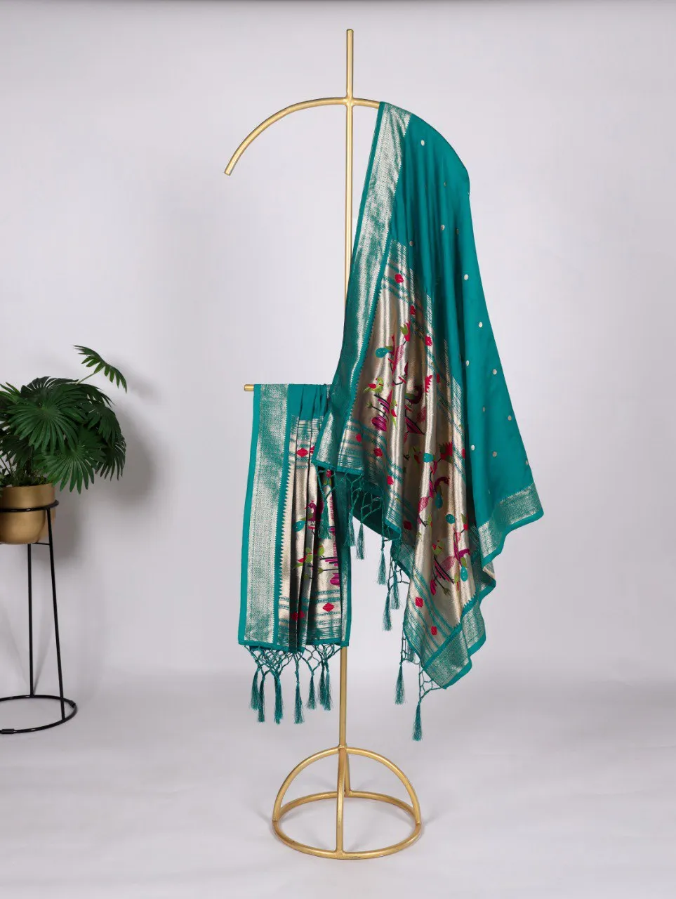 Latest WMN 4003 Jacquard Weaving Zari Work Dupatta Wholesale 2026